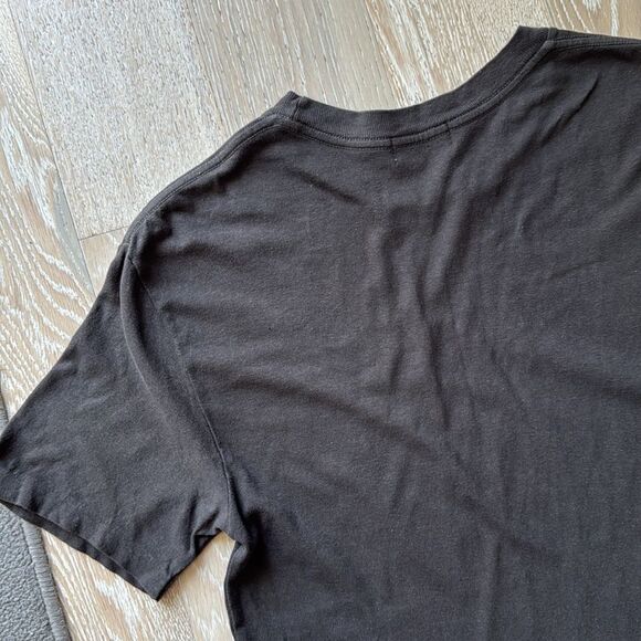 Denim Forum The Old Favorite Tee Sunshine University Cotton Brown Sz1 - Picture 7 of 11